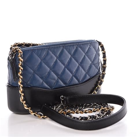 chanel aged calfskin quilted small gabrielle clutch with chain